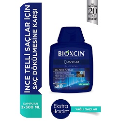 Bioxcin Quantum Yağlı Saçlar İçin Şampuan 300 ml - 3 Al 2 Öde