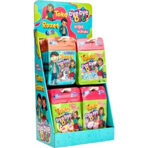 Bye Bye Bit Doğal Kokulu Bit Tokası & Bit Rozeti 48'li Stant