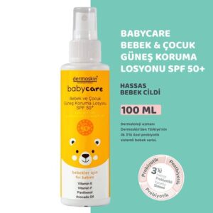 Dermoskin Babycare Güneş Koruma Losyonu SPF50+ 100 ml