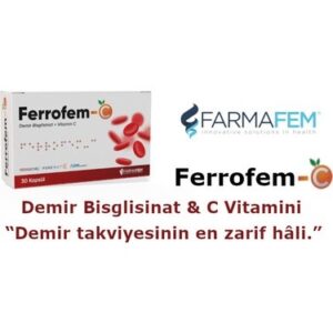 Ferrofem Demir Bisglisinat+Vitamin c