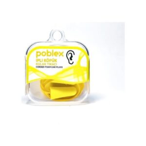 Poblex İpli Köpük Kulak Tıkacı