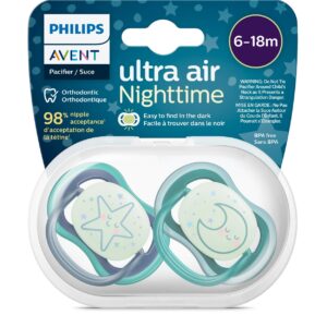 Avent Ultra Air Nightime 6-18 Erkek Emzik