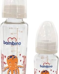 BAMBİNO 2li CAM BİBERON SETİ