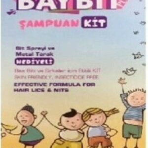 Baybit Kit Bit Spreyi 100 ml + Bit Şampuanı 200 ml (Metal Tarak Hediyeli)