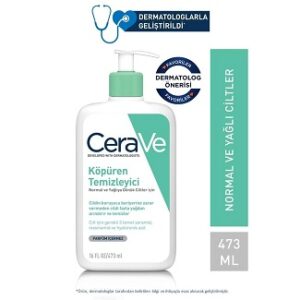Cerave Normal Ve Yağlı Ciltler İçin Köpüren Temizleyici 473 ml