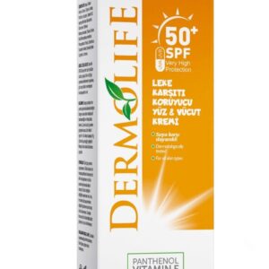 Dermolife Güneş Kremi Leke Karşıtı Koruyucu Yüz & Vücut İçin SPF50 100 ml