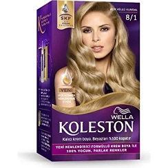 KOLESTON Kalıcı Krem Boya (Açık Küllü Kumral 8/1