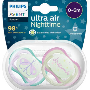 Avent Ultra Air Nighttime Emzik 0-6 Ay - Kız