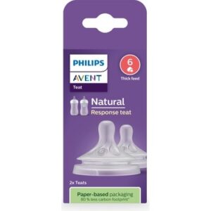Avent doğal tepkili Biberon Emziği 6 Numara 6+ Ay