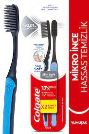 ColgateDiş FırçasıMikro İnce Siyah Yumuşak2'li