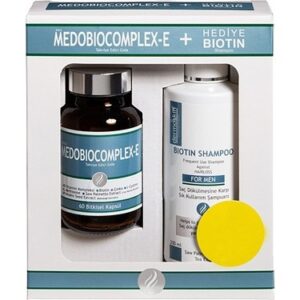 Dermoskin Medobiocomplex-E Erkek 60 Kapsül + Biotin Şampuan 200 ml