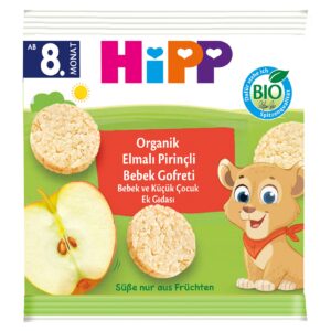Hipp Organik Elmalı Pirinçli Gofret 30 gr