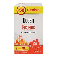 Ocean Picozinc 30 Tablet + 15 Tablet Hediye