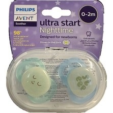 Avent Ultra Start Nighttime 0-2 Ay Şeffaf Kız Emzik