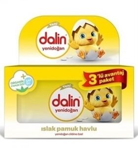 Dalin Yeni Doğan Islak Mendil 3'lü