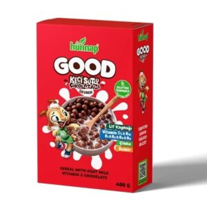 Hünnap Good Keçi Sütlü Çikolatalı Gevrek 400 gr