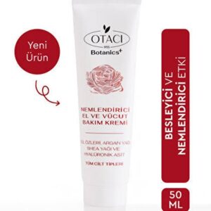 Otacı Nemlendirici El ve Vücut Bakım Kremi Gül Özlü 50 ml