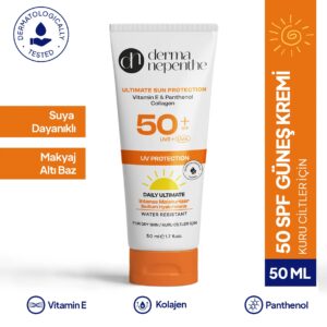 SPF 50+  KURU CİLT  50 ML