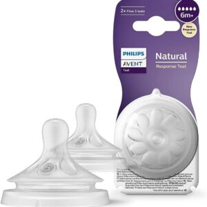 Avent Natural Response Biberon Emziği 5 Numara 6+ Ay 2'li