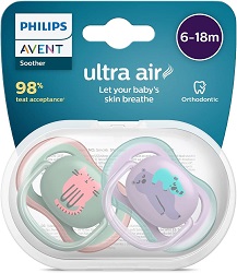 Avent Ultra Air Emzik Kız 6-18 Ay 2'li