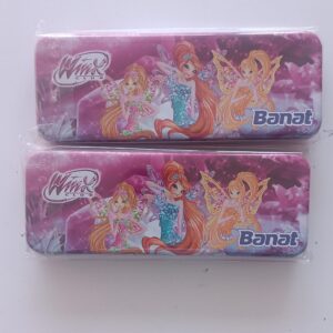 Banat Winx Metal Kalem Kutusu + Çocuk Diş Fırçası