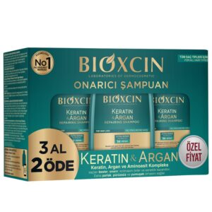 Bioxcin Keratin ve Argan Onarıcı Şampuan 300 ml - 3 Al 2 Öde