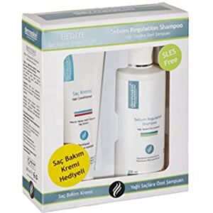 Dermoskin Şampuan Yağlı Saçlara Özel 200 ml + Saç Bakım Kremi 75 ml Hediye