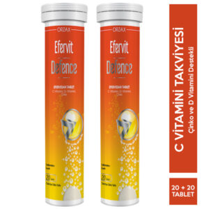 Efervit Defence 20 Efervesan Tablet - 2.'si %50 İndirimli -