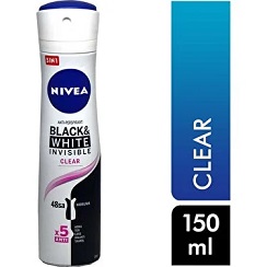 Nivea Black&White Clear Kadın Deodorant 150ml