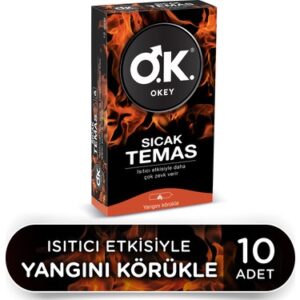 Okey Prezervatif Sıcak Temas 10'lu