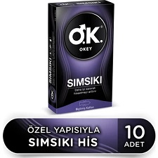 Okey Prezervatif Sımsıkı 10'lu