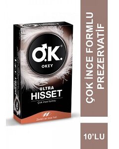 Okey Prezervatif Ultra Hisset 10'lu