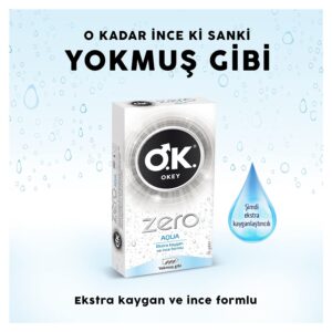 Okey Prezervatif Zero Aqua 10'lu
